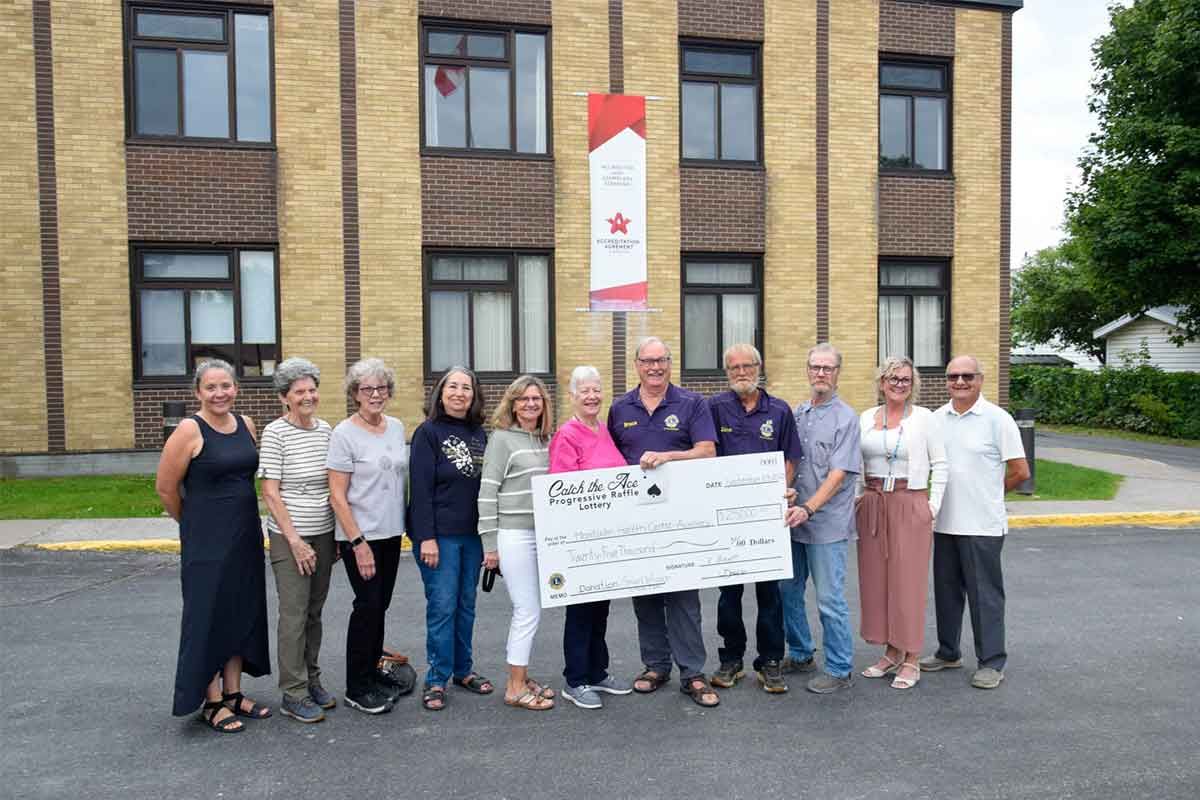 Little Current Lions’ Catch the Ace benefits MHC infusion pump campaign
