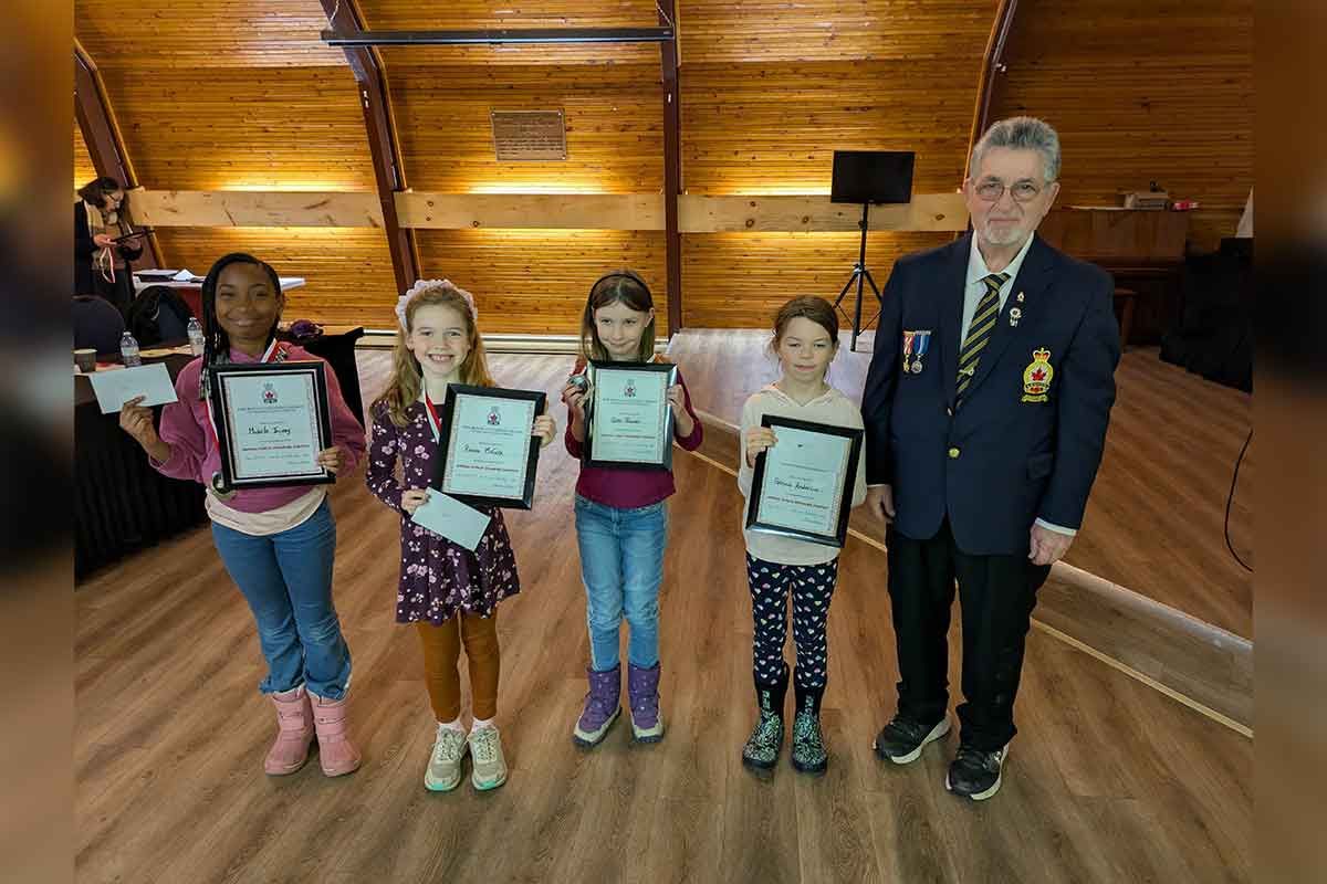 Little Current Legion hosts its annual public speaking contest