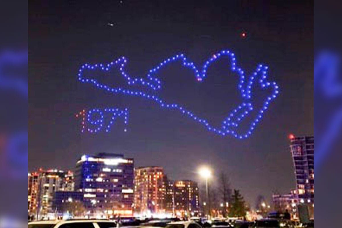 ‘Mnidoo Mnising’ Island of the Great Spirits Lights up the Markham sky