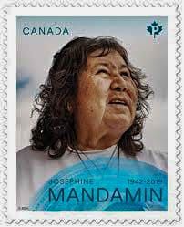 Late Josephine Mandamin honoured with Canada Post ‘Indigenous Leaders’ stamp