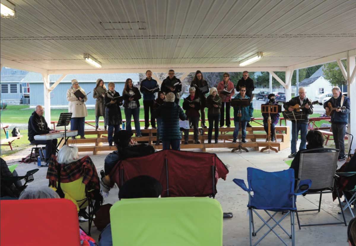 Manitoulin Community Choir celebrates spring with an open air concert