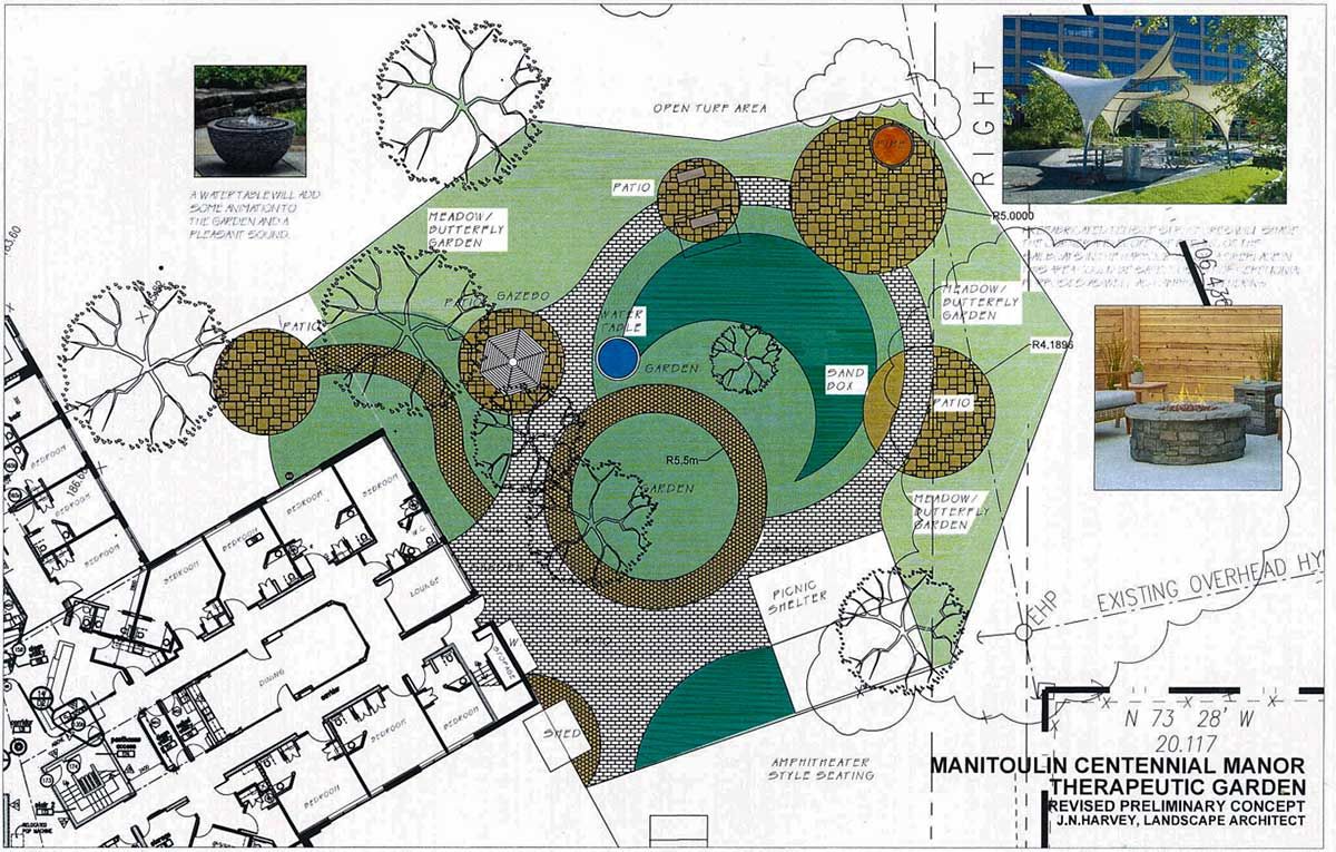 Centennial Manor courtyard project proceeds