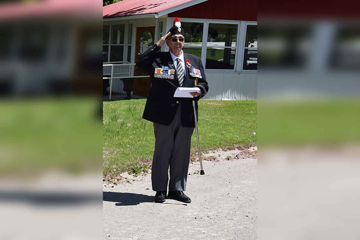 Colin Pick, Bernard Andrews reflect on the Act of Remembrance