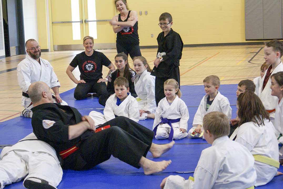 Island martial arts students honoured by visit  from World Kobudo Federation Ambassador