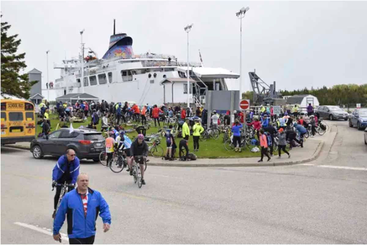 Annual Passage Ride drawing over 200 cyclists to Manitoulin Island this season