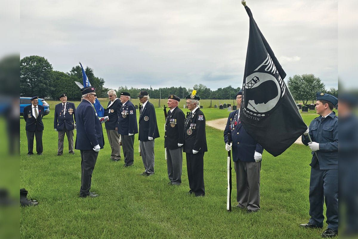 Sgt. Charles A Golden Silver Star Memorial Rifle Team shoots in Gore Bay