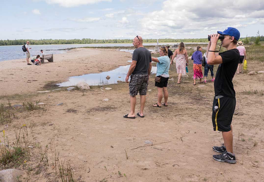 Misery on Manitoulin? Hardly, when a guided hike through rare habitats goes to the beach