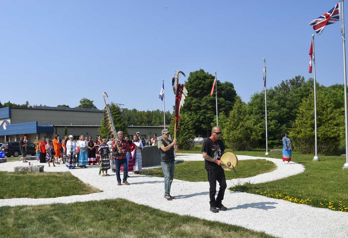 Ontario’s first Missing, Murdered Indigenous Women, Girls, Two-Spirited+ monument unveiled at Birch Island