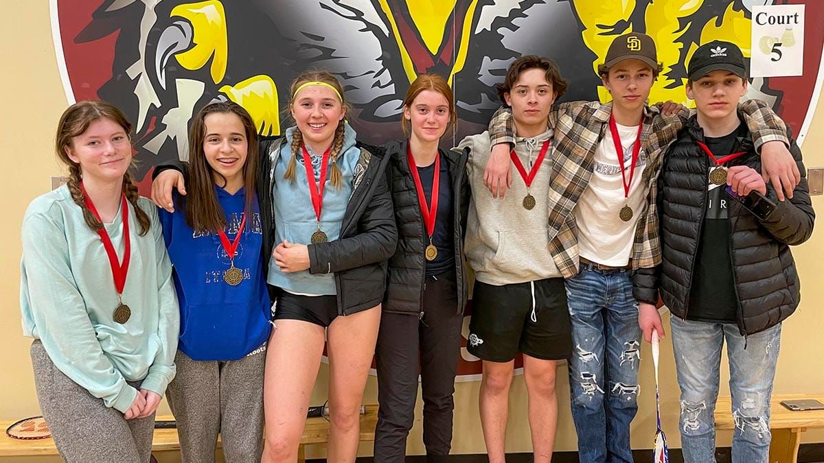 Manitoulin Secondary School Mustangs team wins NSSSA badminton championship