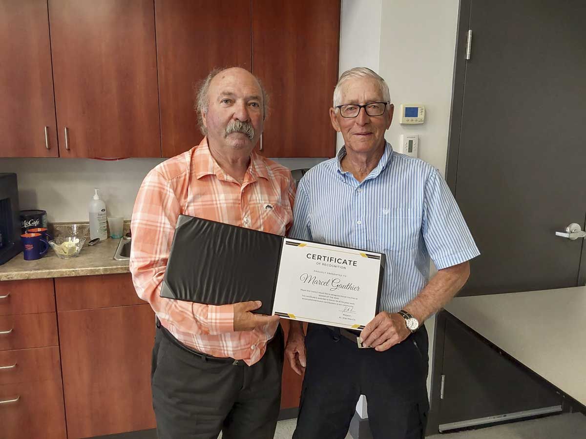Marcel Gauthier is the 2023 Town of Northeastern Manitoulin and the Islands’ Senior of the Year