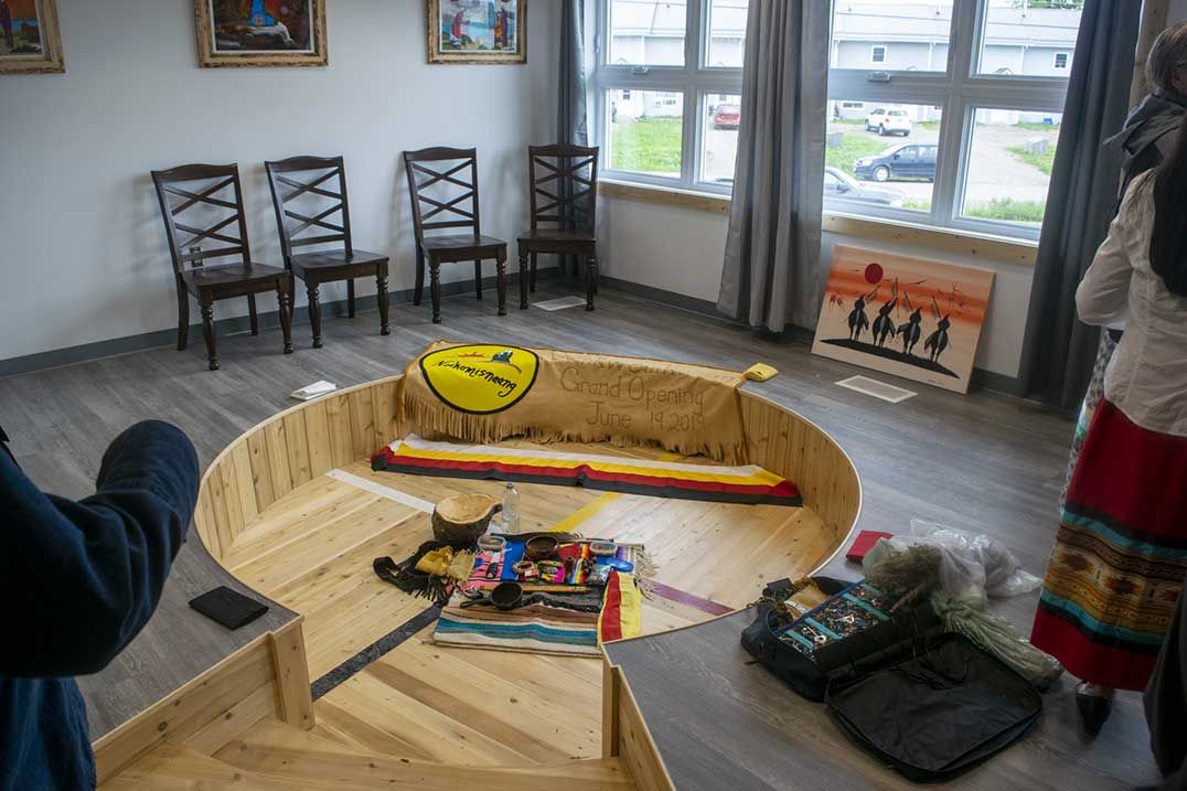 Wiikwemkoong celebrates resilience with Nookomisnaang Shelter opening