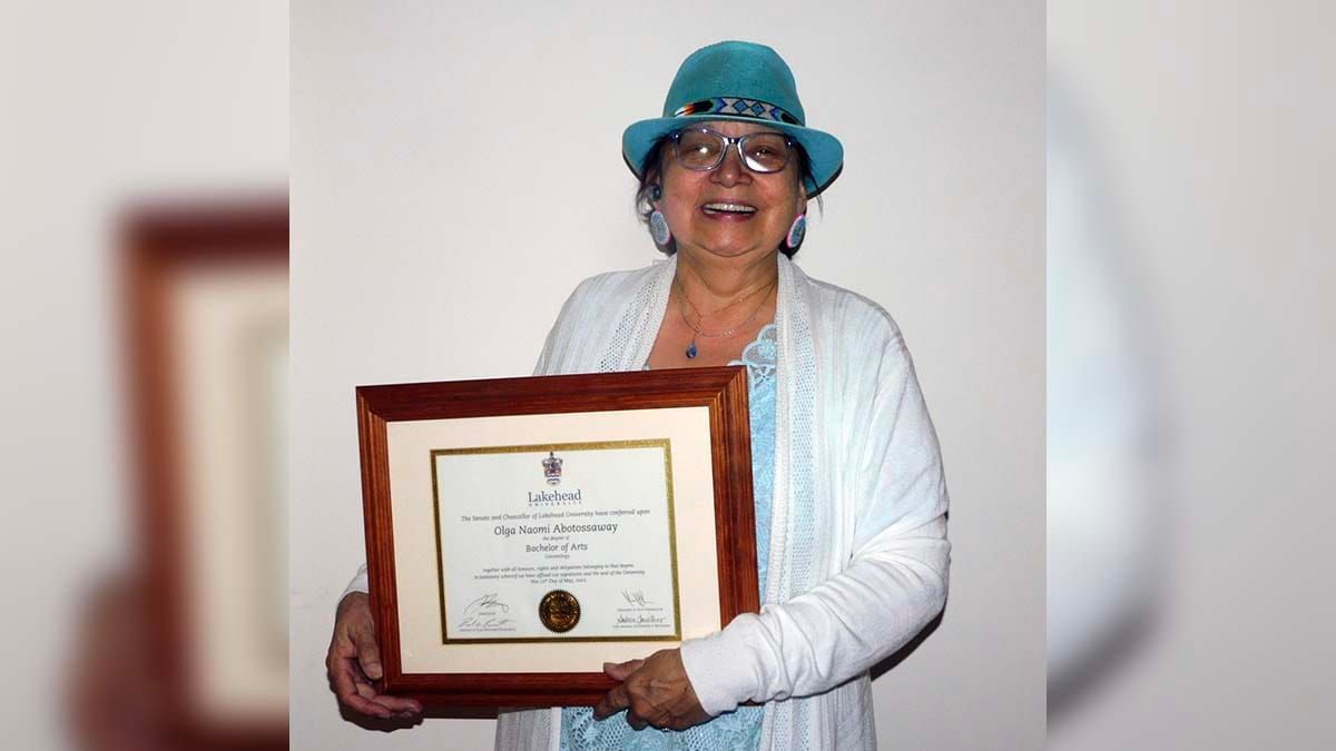 Never too old to learn, Naomi Abotossaway completes Lakehead U. program