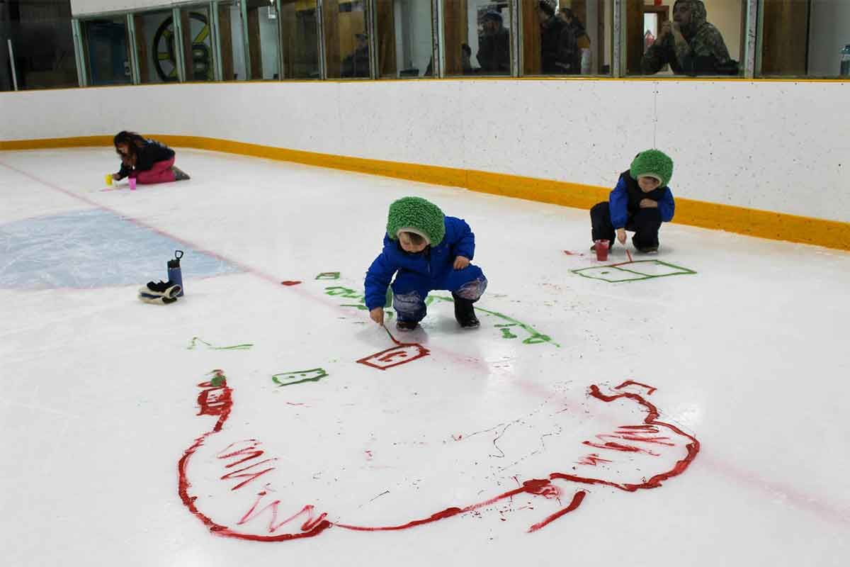 Painting up a storm!