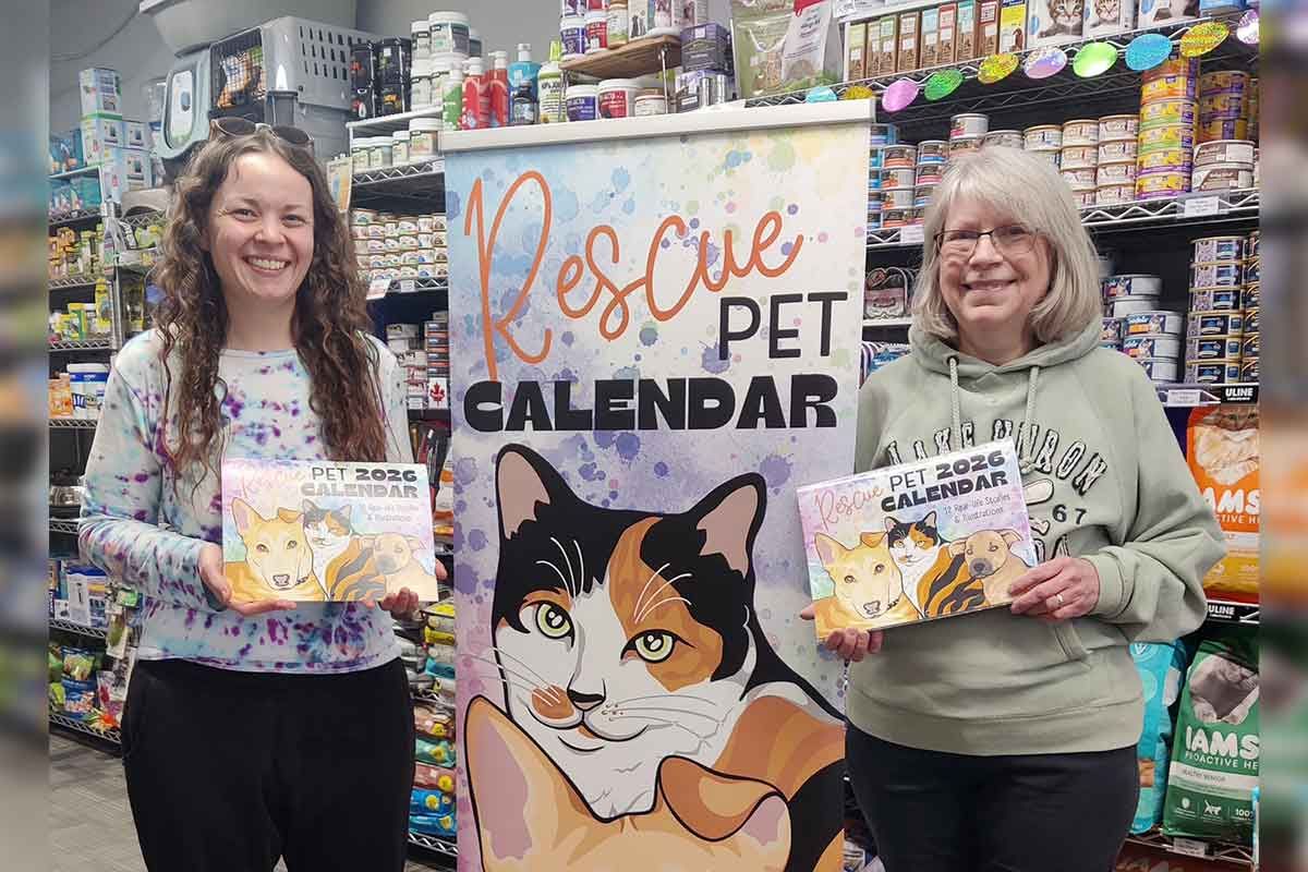 2026 calendar will fund Manitoulin Pet Rescue
