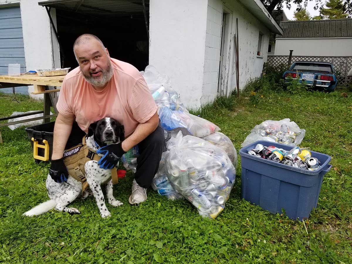 Island man fundraises for service dog