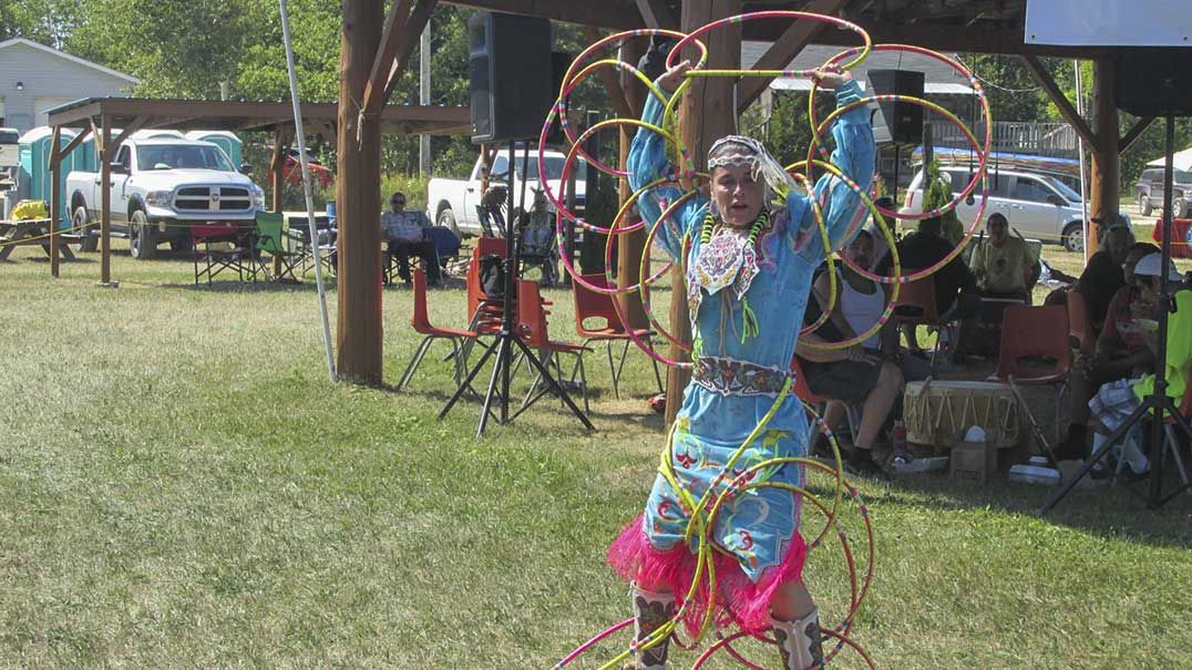 Zhiibaahaasing powwow focused on water, dreams and future goals