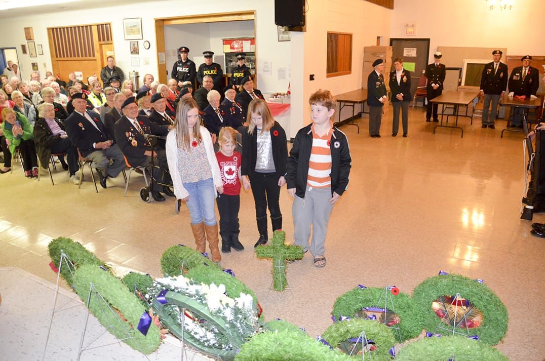 Sombre Remembrance Day ceremonies take place in Little Current