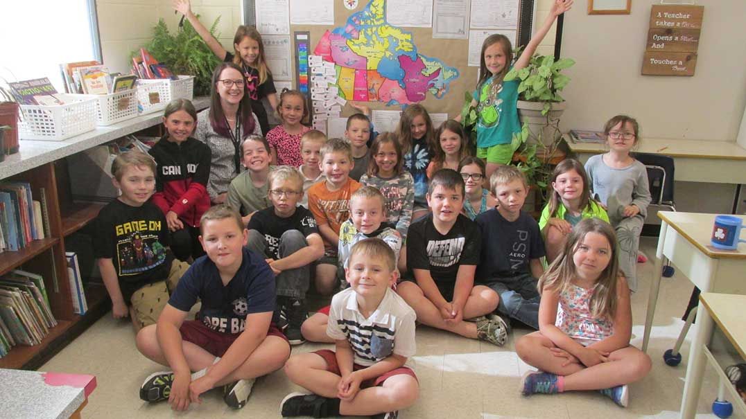Charles C. Mclean Grade 2/3 class reading prowess takes them “Cross Canada” and beyond
