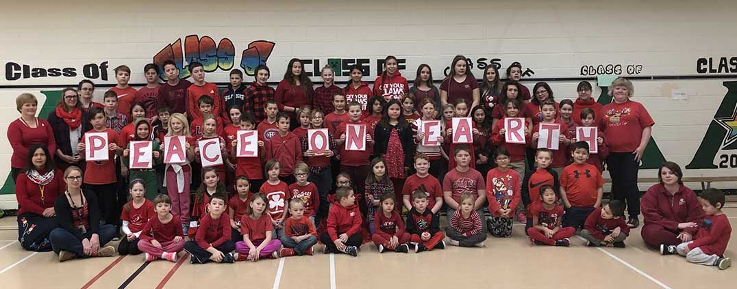 Assiginack Public School holds Red Friday event in support of Canadian Armed Forces