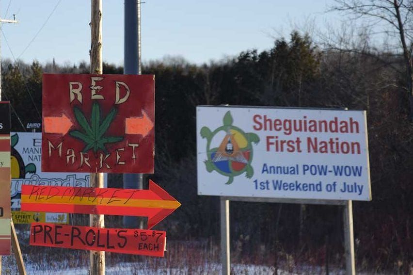 Sheguiandah 91���˵��� boasts four new cannabis shops