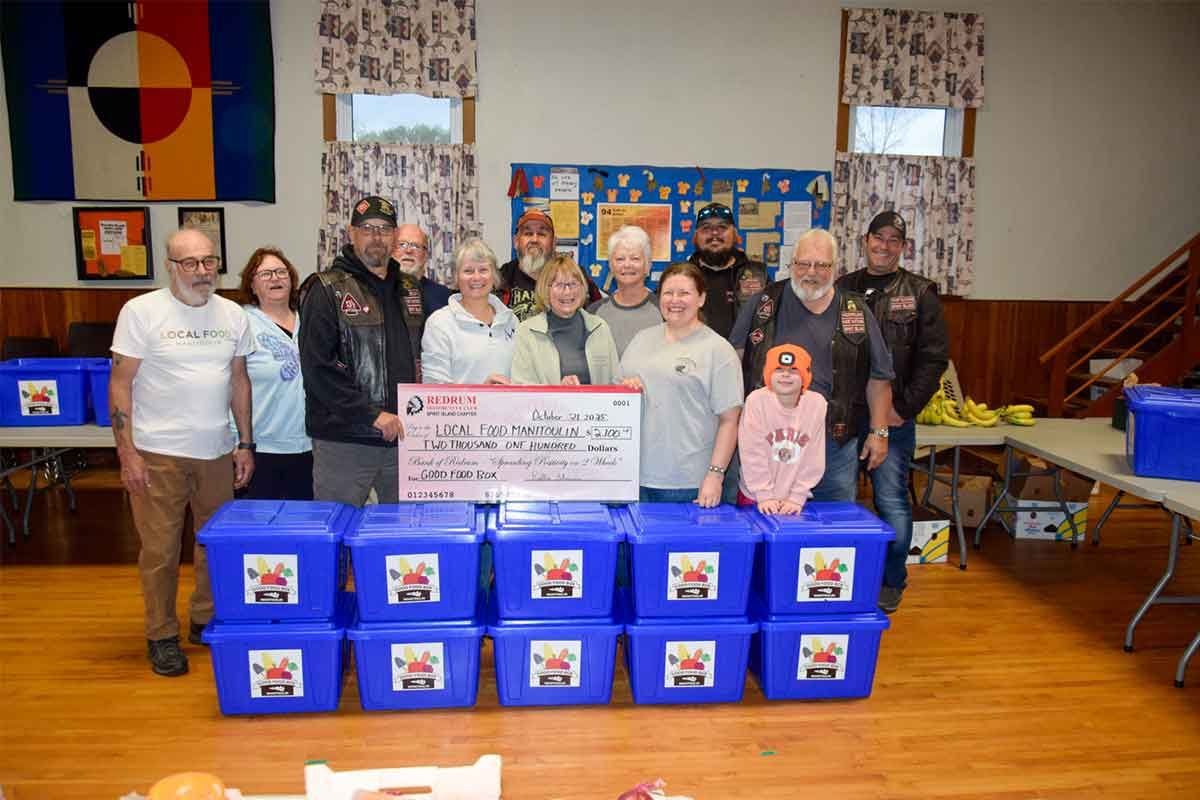 Redrum Spirit Chapter donates proceeds of Colour Run to Good Food Box