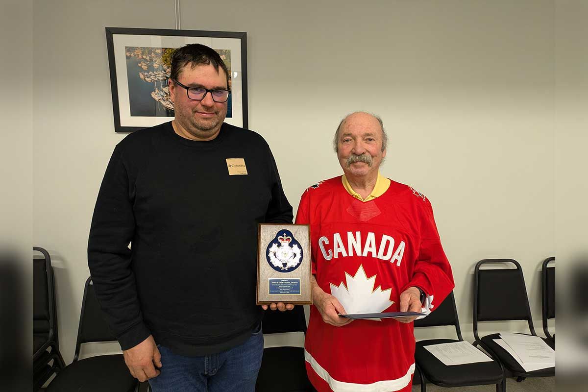 OPP fetes Northeastern Manitoulin Island Community Services manager for assistance