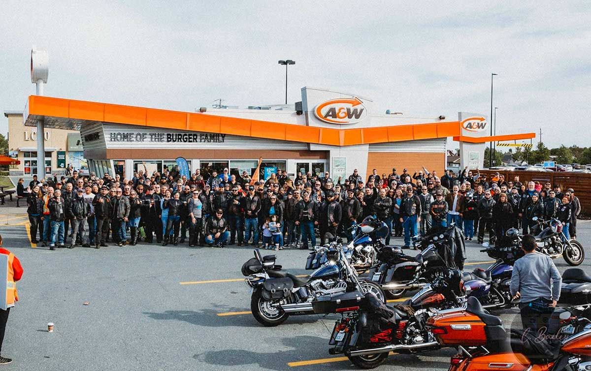 Third Ryleigh’s Ride for Johnny draws  127 bikers from Sudbury to Manitoulin