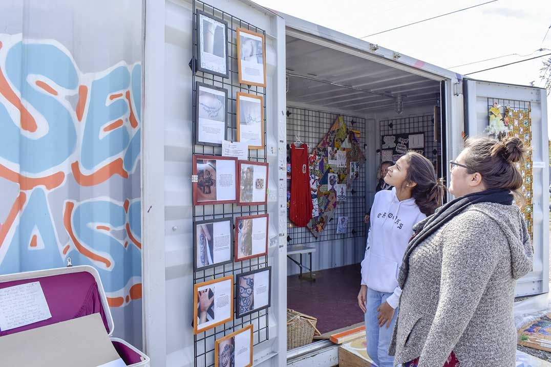 Sexual Assault: The Roadshow, an art and education project, on until October 26