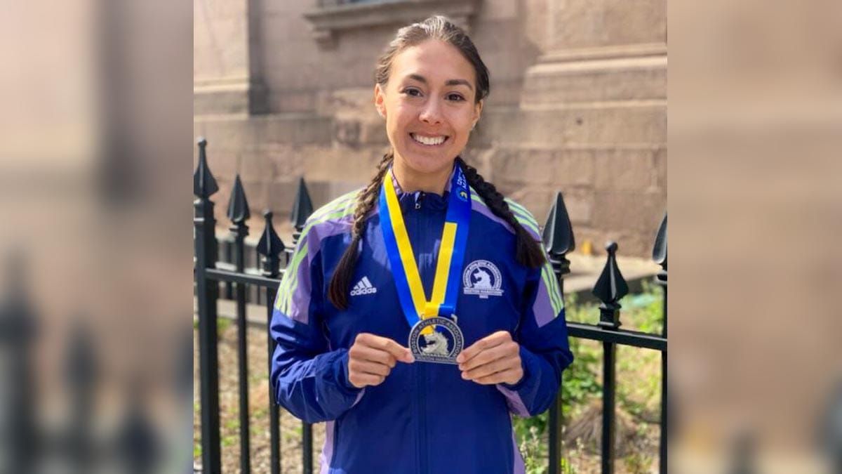 Wiikwemkoong runner posts impressive time at Boston Marathon
