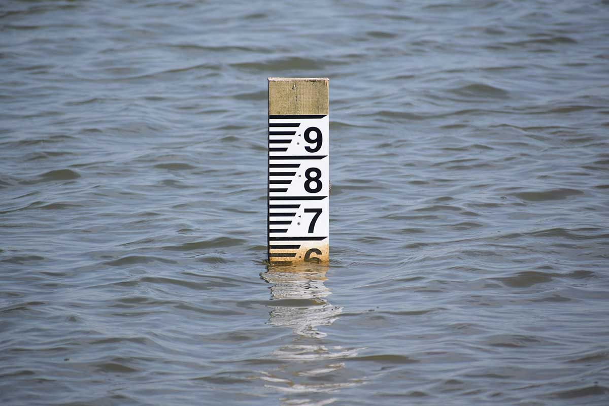 Dramatic dip for Lake Huron water levels