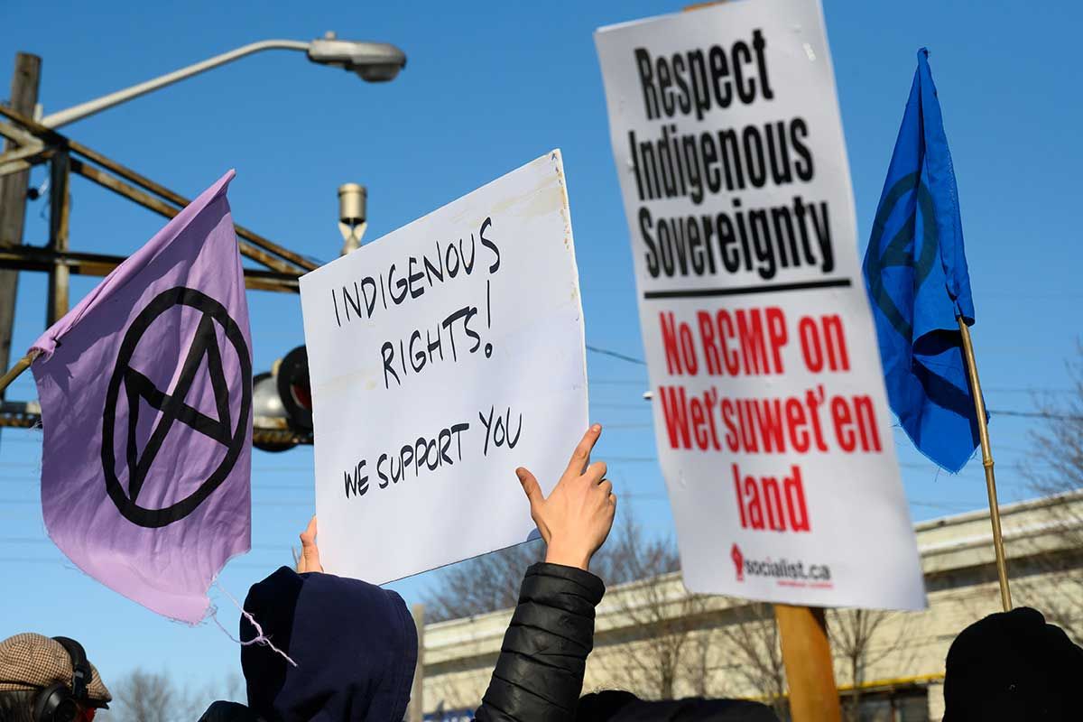 Protest planned to support Wet’suwet’en this Saturday  afternoon on Hwy 17 at Espanola