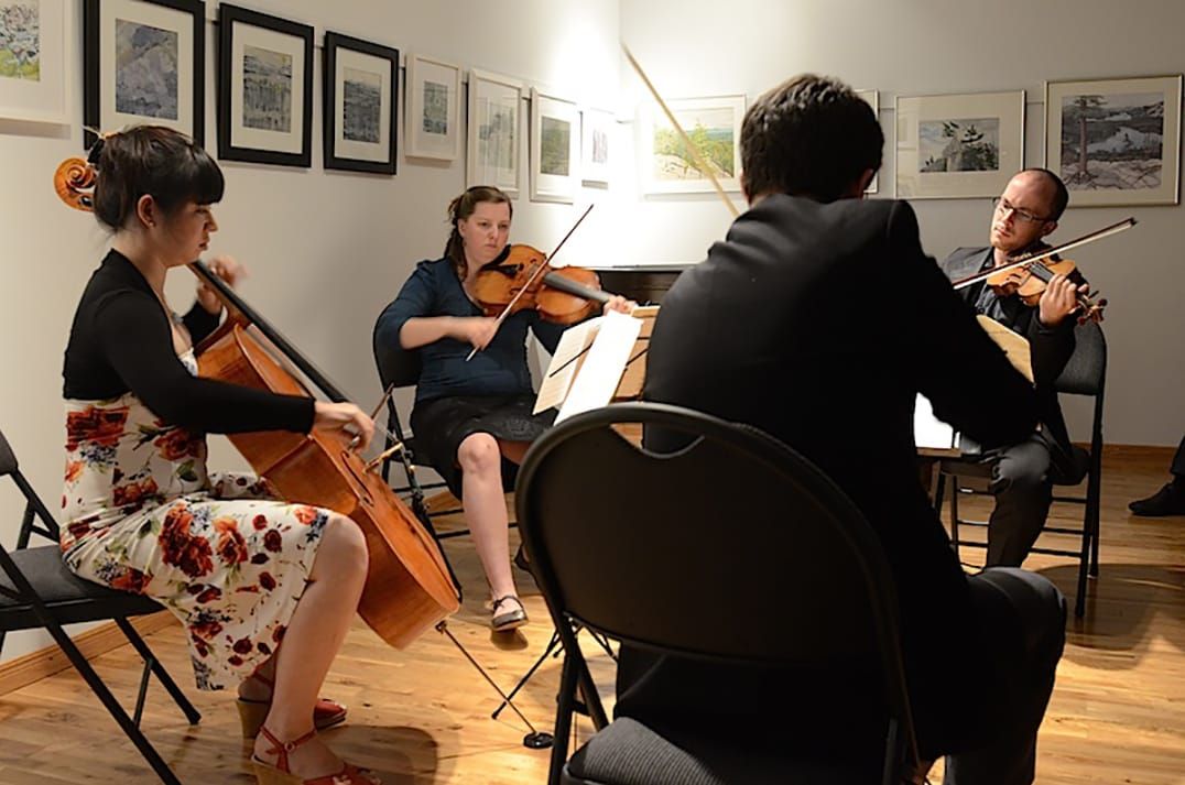 Silver Birch String Quartet virtuoso performance entertains and educates at Gore Bay Museum