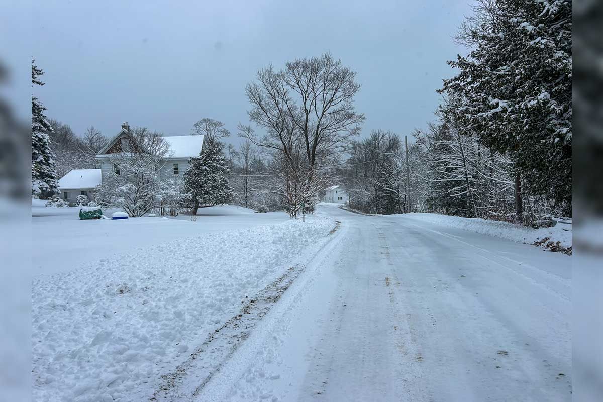Snowy street