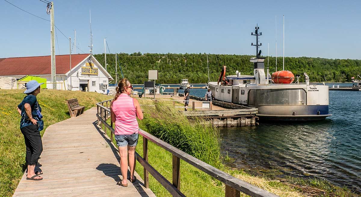 Bicycles no longer allowed on Gore Bay boardwalk