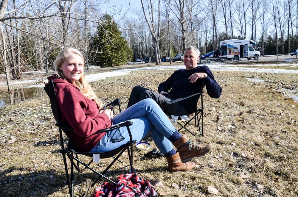 First tourists of spring spotted at Green Acres