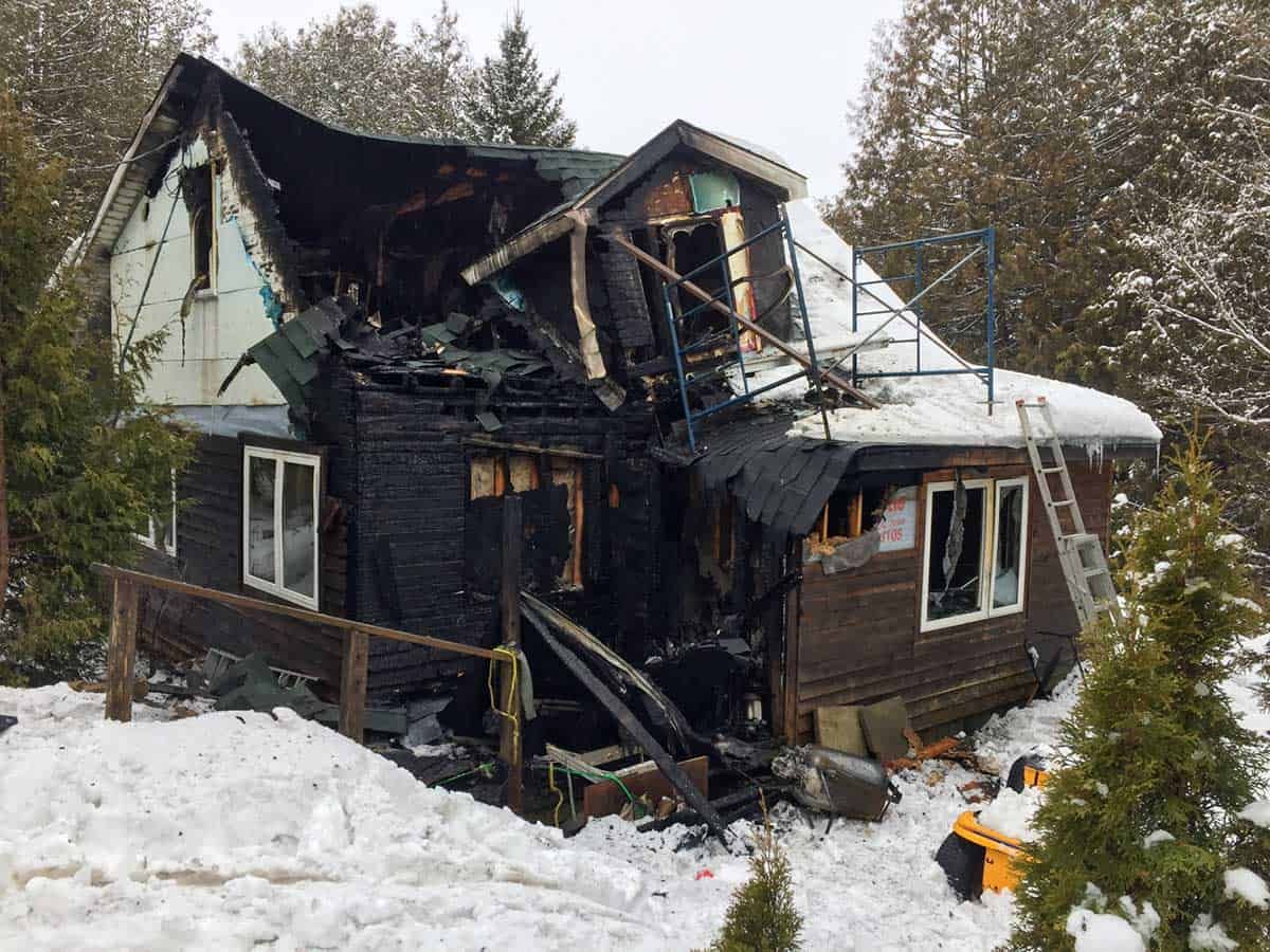 Fire destroys Tehkummah home