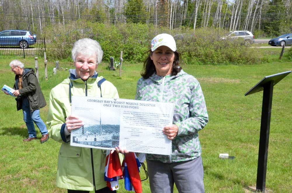 New plaque commemorates Little Current Asia survivor