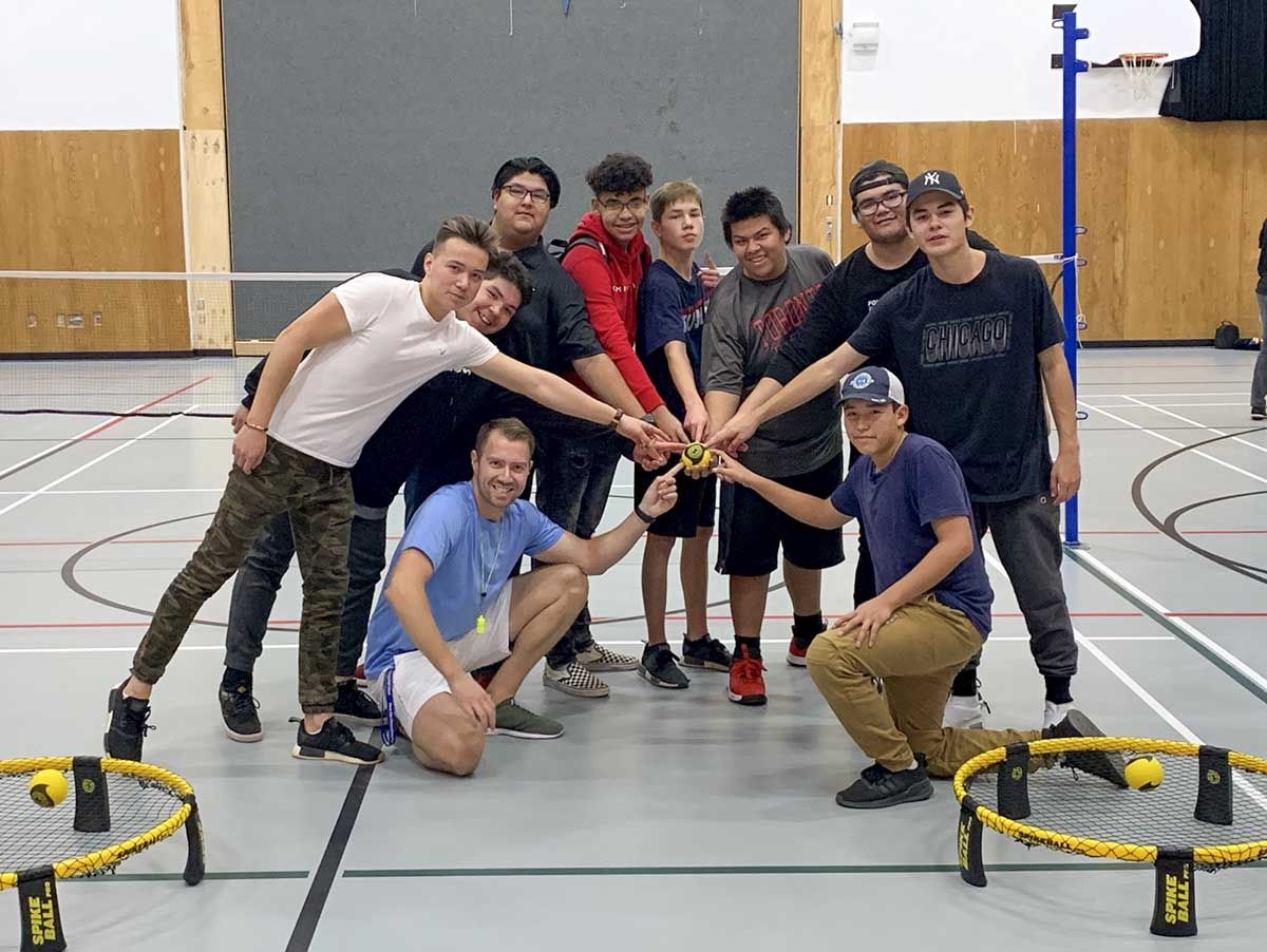Wasse-Abin High School hosts first ever spike ball tournament through OFSAA Try Day