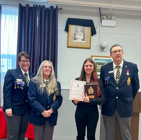 C.C. McLean school student qualifies the Royal Canadian Legion provincial public speaking competition