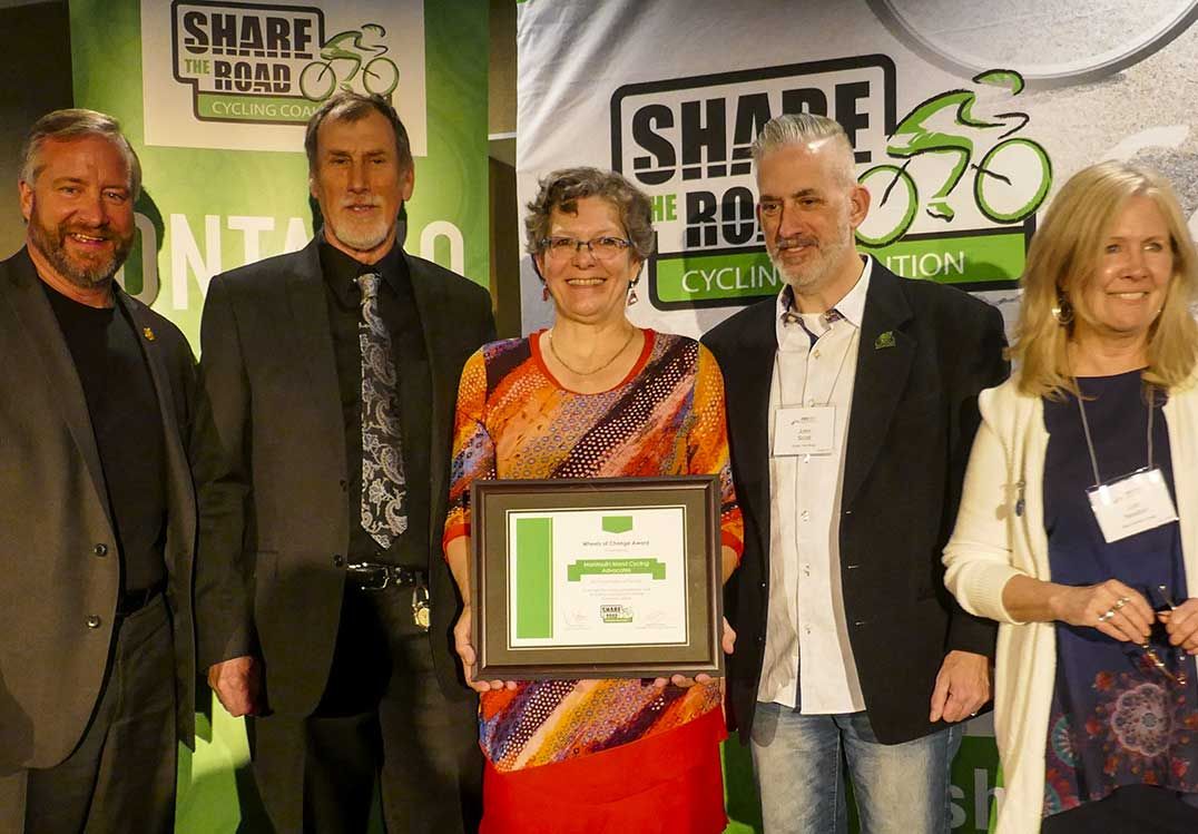 Cycling Advocates takes Wheels of Change Award