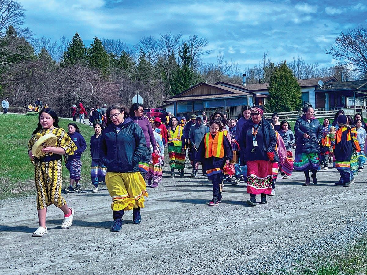 Pontiac School inspires community with second annual Earth Day water walk