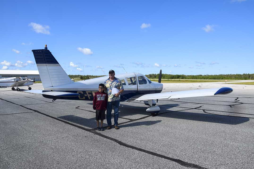 Young Eagles soar through the Manitoulin skies