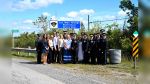 Swing bridge dedicated in honour of Constable Marc Hovingh