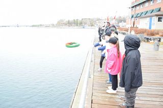 New Navy League cadets join in observances of the Battle of the Atlantic