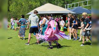 It was a perfect day to celebrate the Annual Manitoulin Secondary School  Powwow