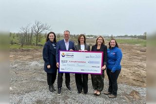 BMO’s $200,000 gift helps  build new St. Joseph’s Lodge  and supports the Angel Bus