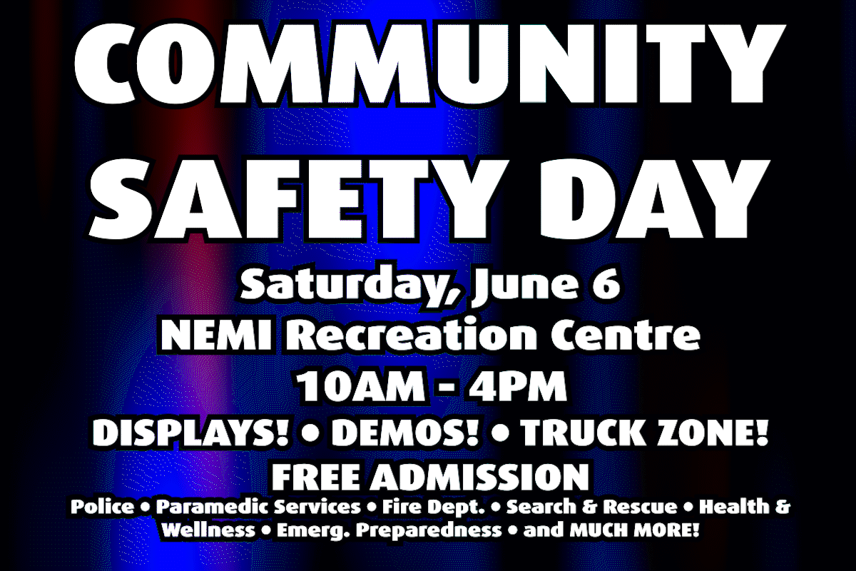 First annual Manitoulin  Community  Safety Day  is Saturday
