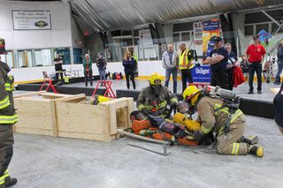 Manitoulin Volunteer Firefighter Challenge  attracted a host of competitors