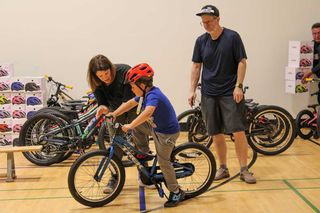 Everyone gets a bike (every student, that is) at the Shawanosowe School
