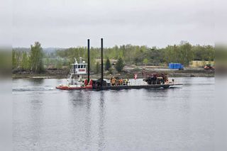 Lakebed drilling part of new swing bridge  design and environment assessment process